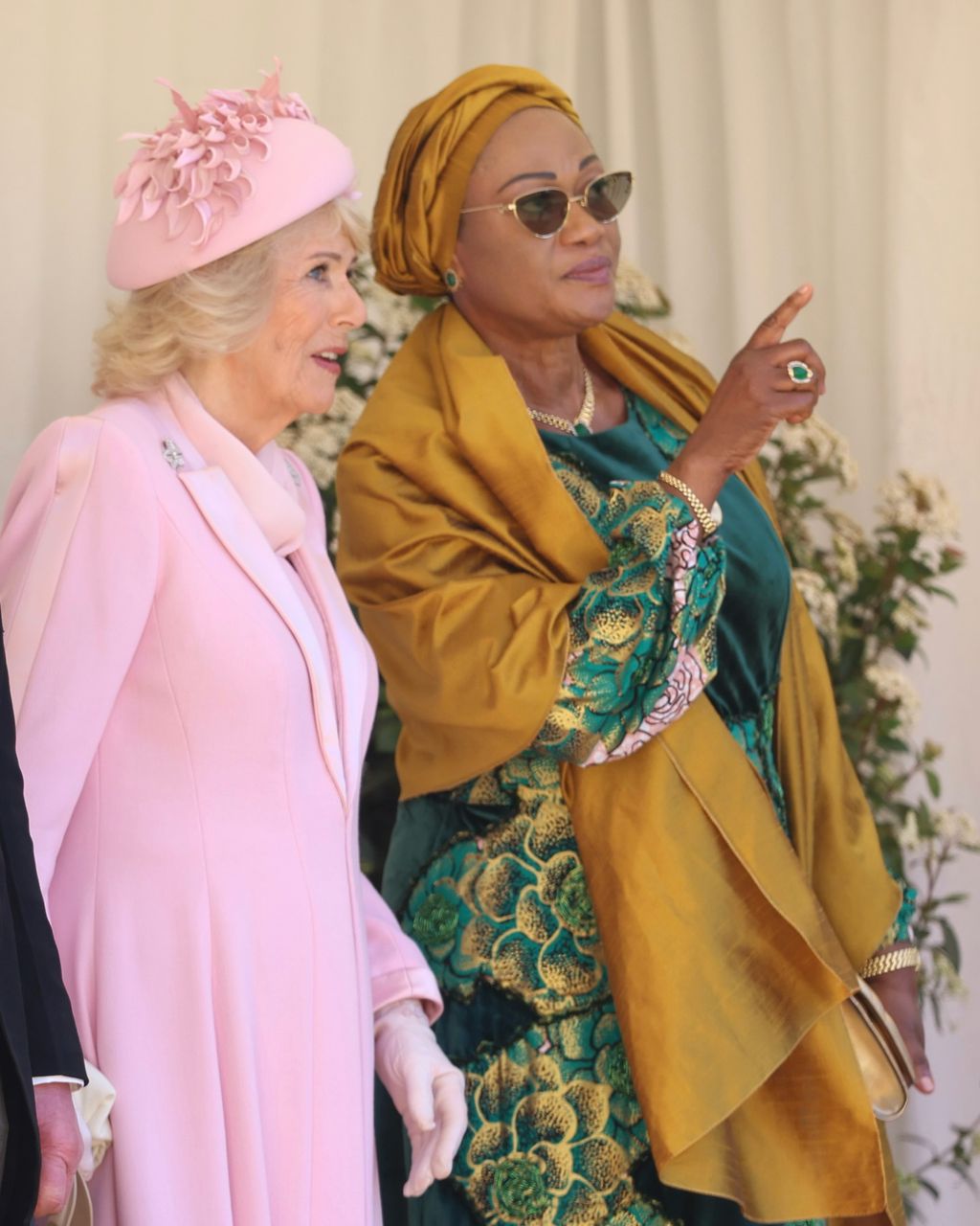 Photos of President Tinubu and his wife Remi at the Windsor Castle during state visit to the UK.